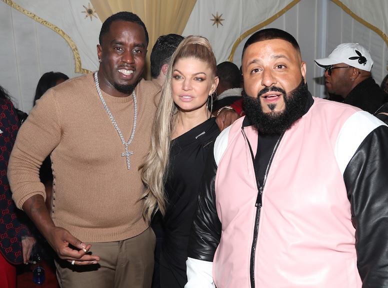 DJ Khaled, Sean Combs, Fergie, birthday party