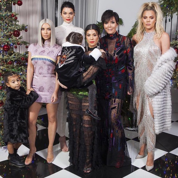Kourtney Kardashian, Kendall Jenner, Kim Kardashian, Kris Jenner, Instagram