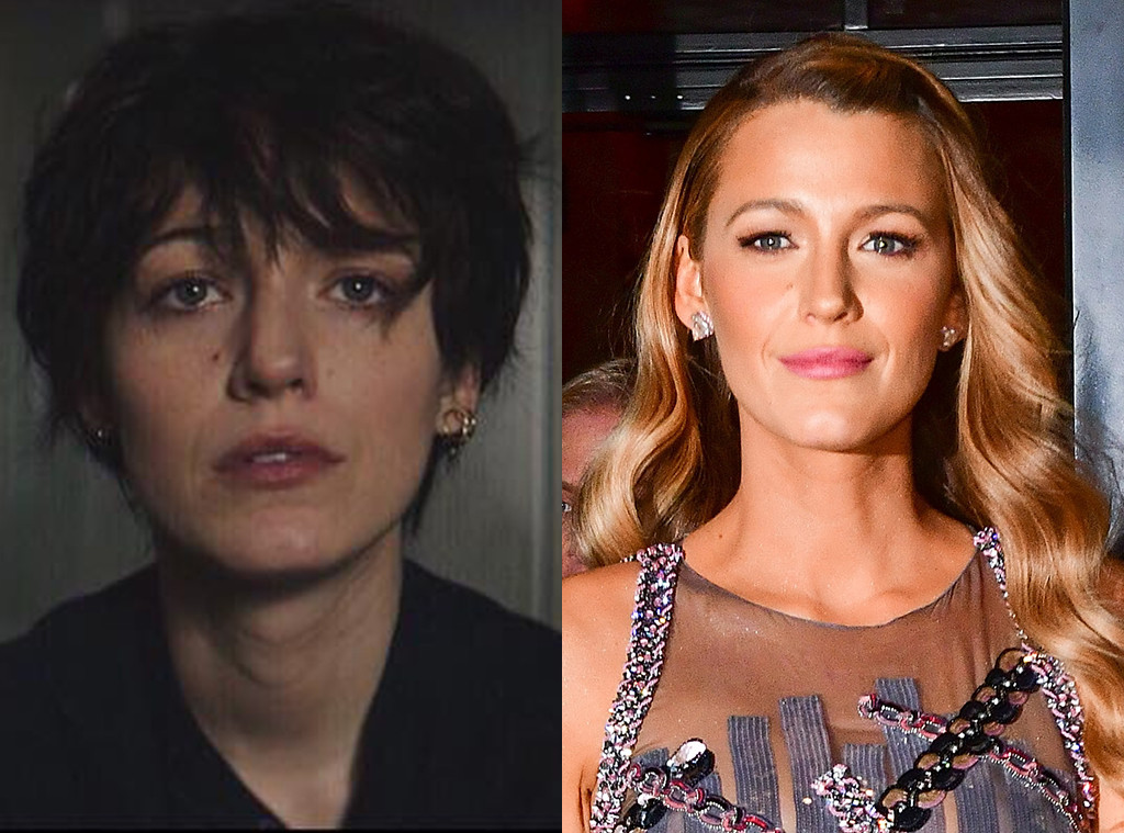 Image of Blake Lively with short blunt bob