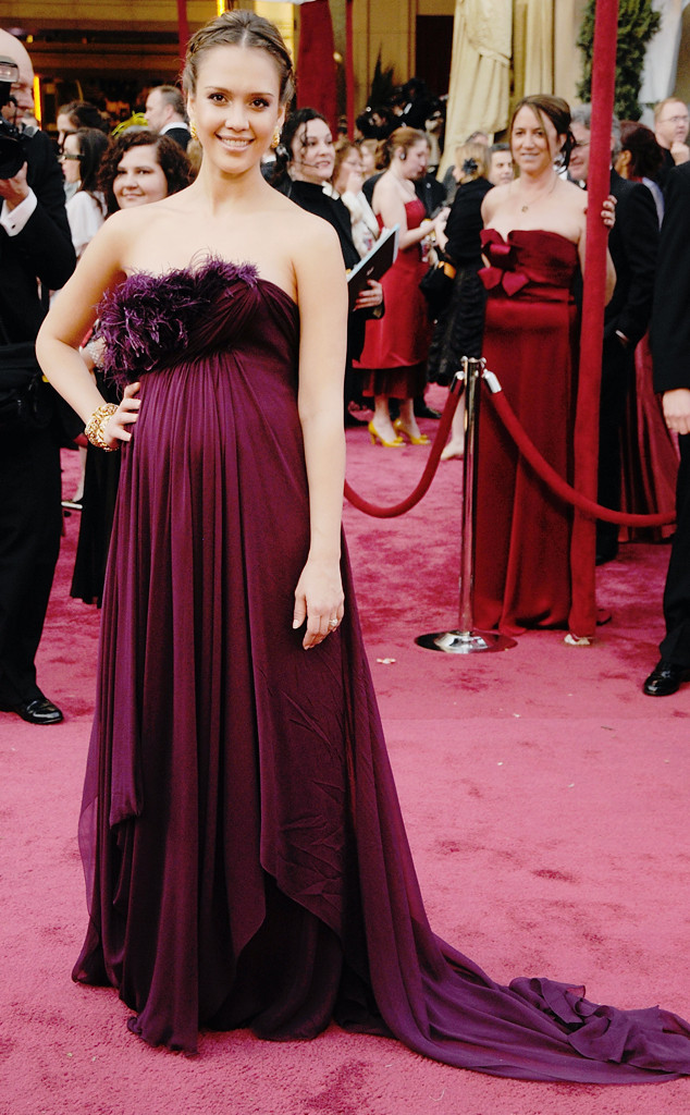 Jessica Alba, 2008 Oscars, Marchesa, Widget