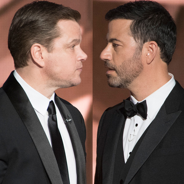Matt Damon, Jimmy Kimmel