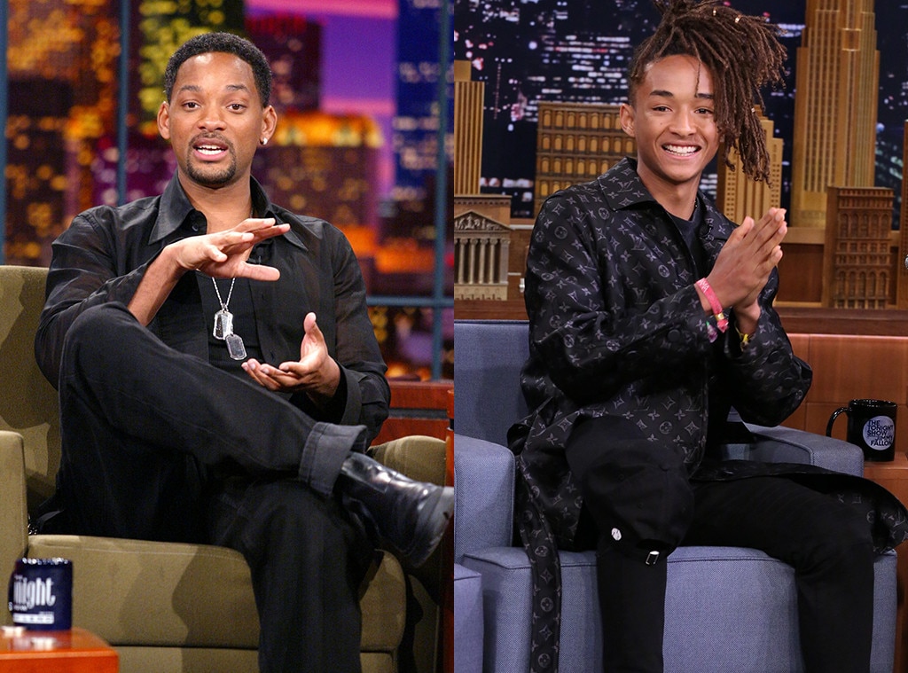 Will Smith & Jaden Smith from Celeb Parents and Kids on ...