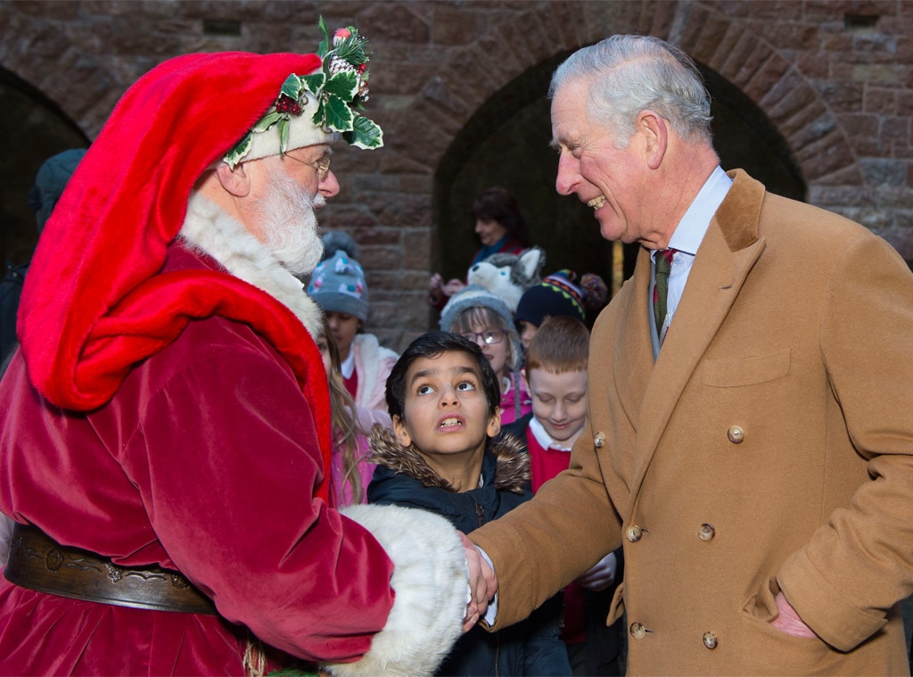 Prince Charles from Celebrities Celebrate the Holidays 2017 Christmas