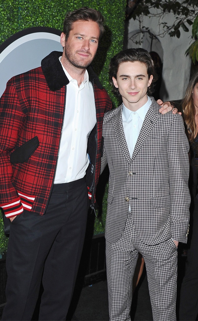 Armie hammer 2025 and timothée chalamet