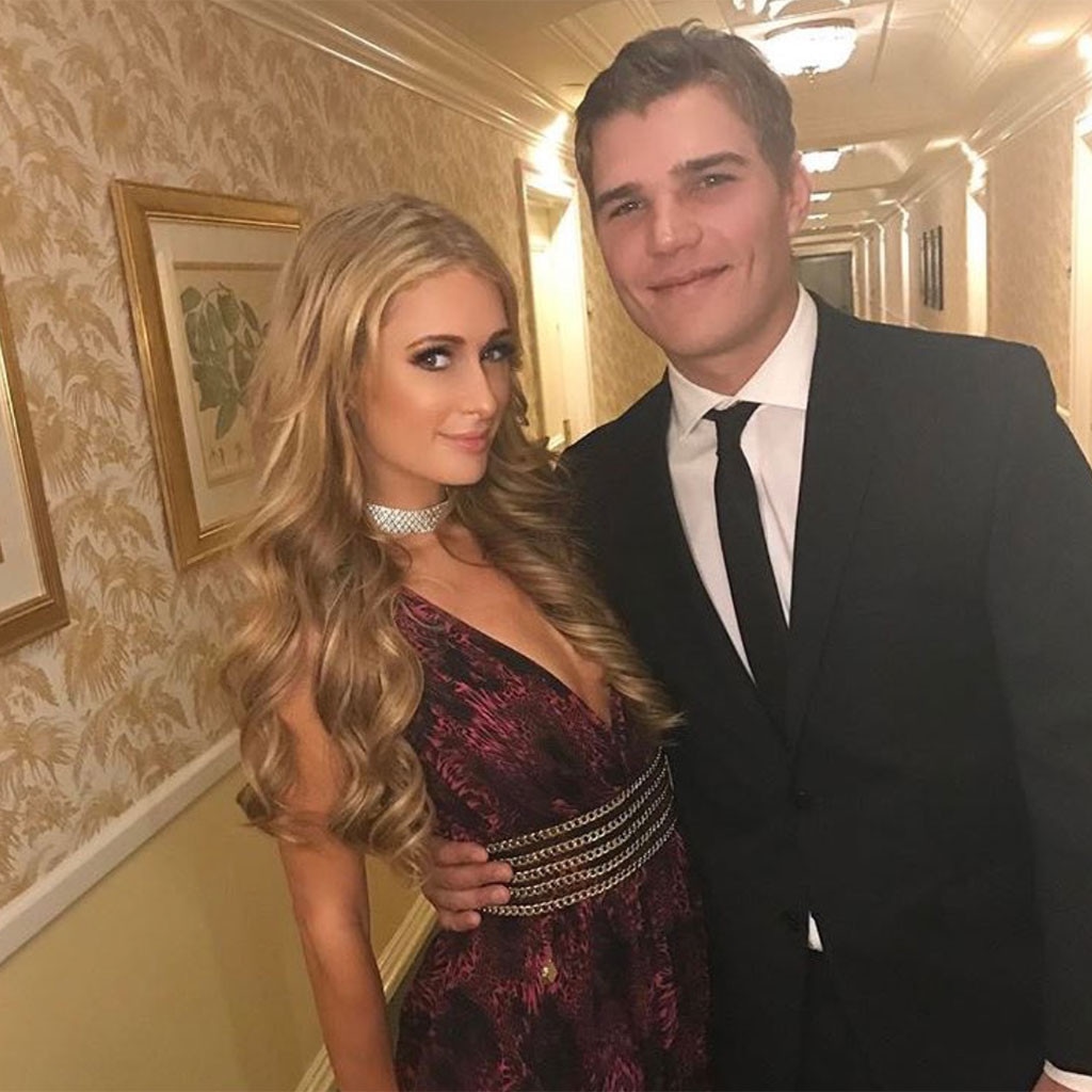 Paris Hilton, Chris Zylka, Twitter