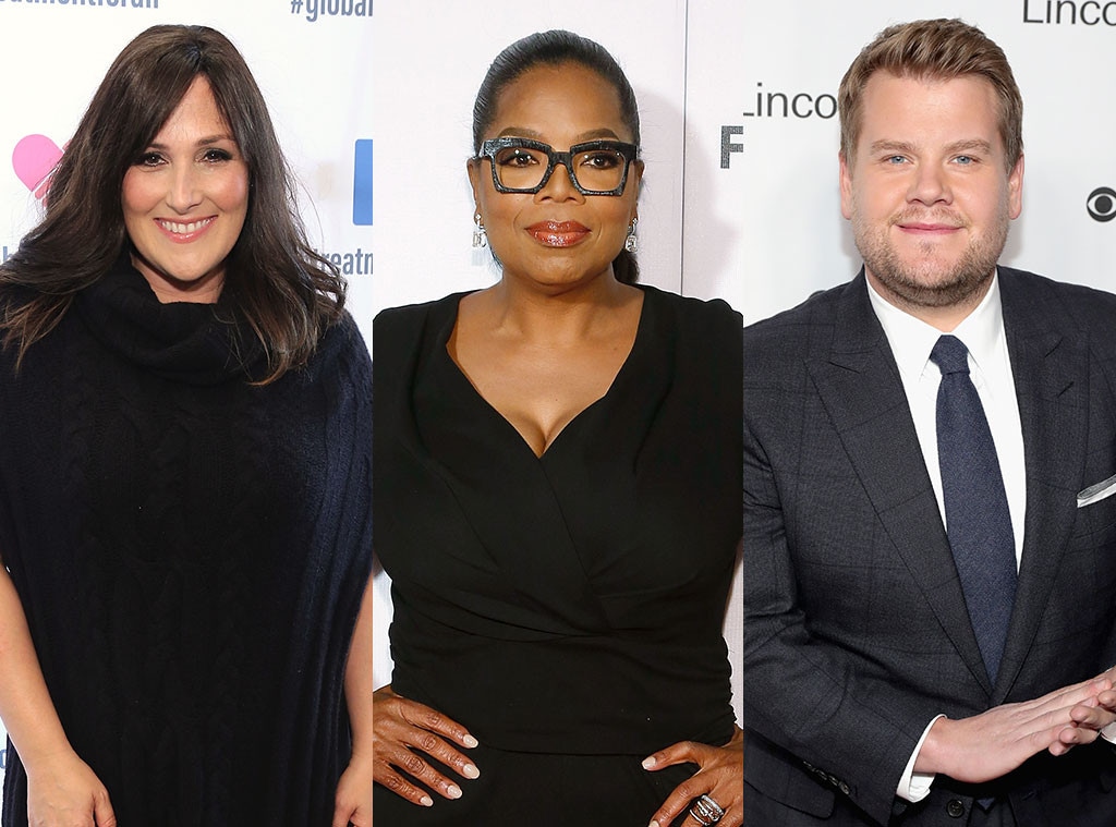 Oprah Winfrey, Ricki Lake, James Corden