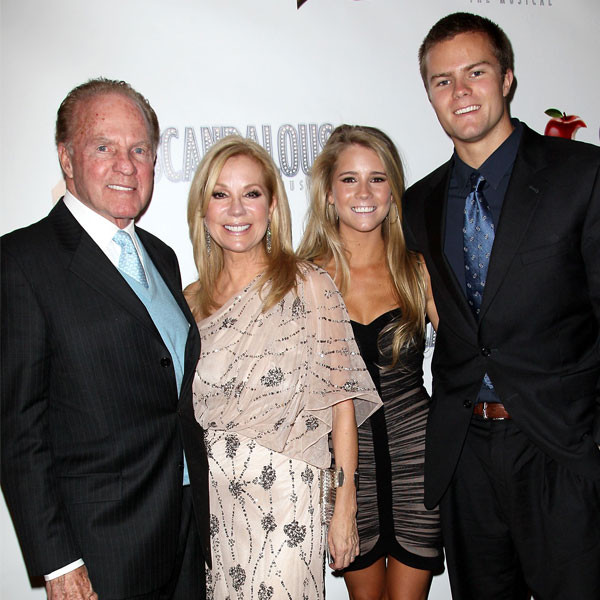 Frank Gifford, Kathie Lee Gifford, Cassidy Gifford, Cody Gifford