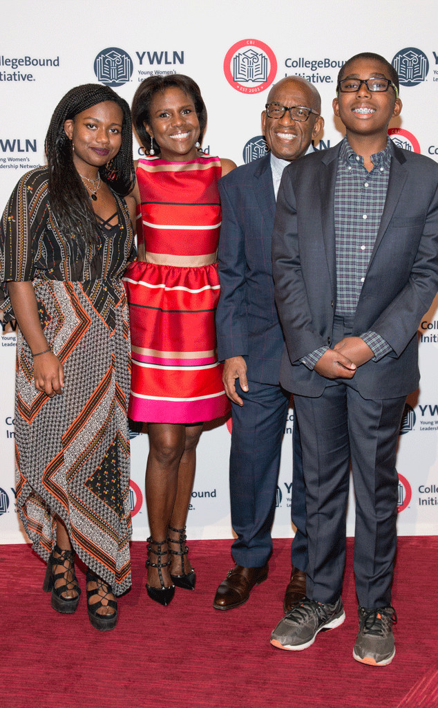 Leila Roker, Deborah Roberts, Al Roker, Nicholas Albert Roker