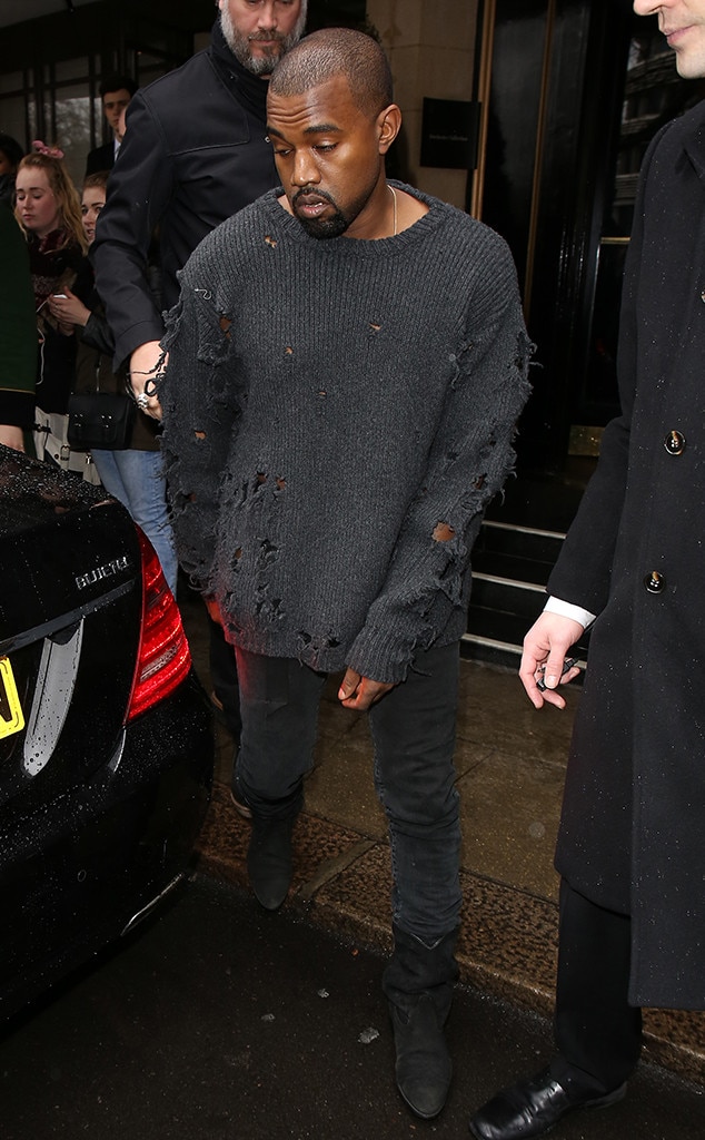 yeezy sweatshirt holes