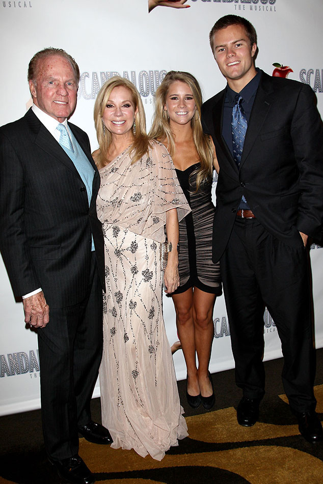 Frank Gifford, Kathie Lee Gifford, Cassidy Gifford, Cody Gifford