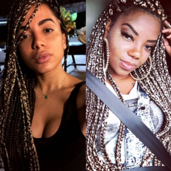 Anitta, Ludmilla, Instagram