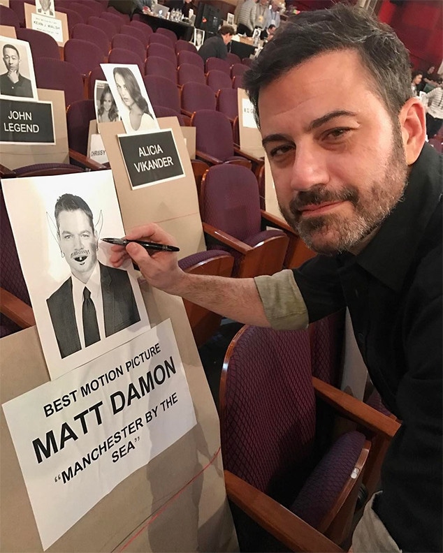 Jimmy Kimmel, Pre-Oscars, Matt Damon