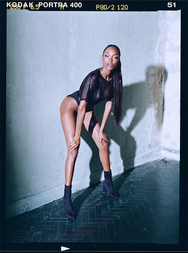 Jourdan Dunn Models Her Branded Sexy Lingerie From New Line