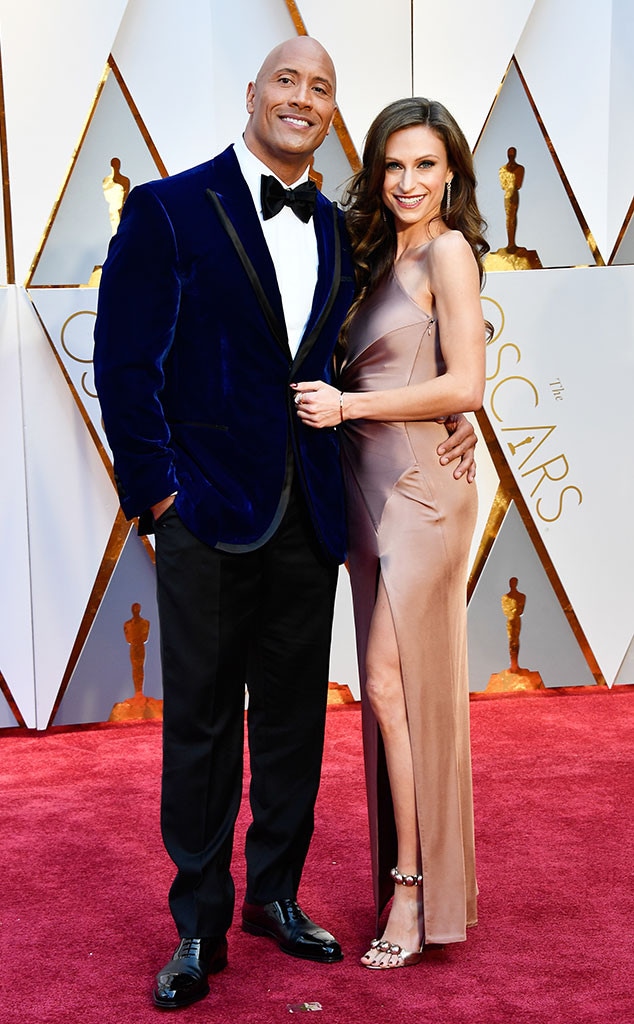 Dwayne Johnson, Lauren Hashian, 2017 Oscars, Academy Awards, Couples