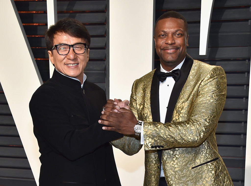 Jackie Chan, Chris Tucker, 2017 Oscars Party Pics, Vanity Fair