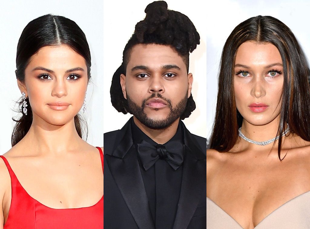 Selena Gomez, Bella Hadid, The Weeknd