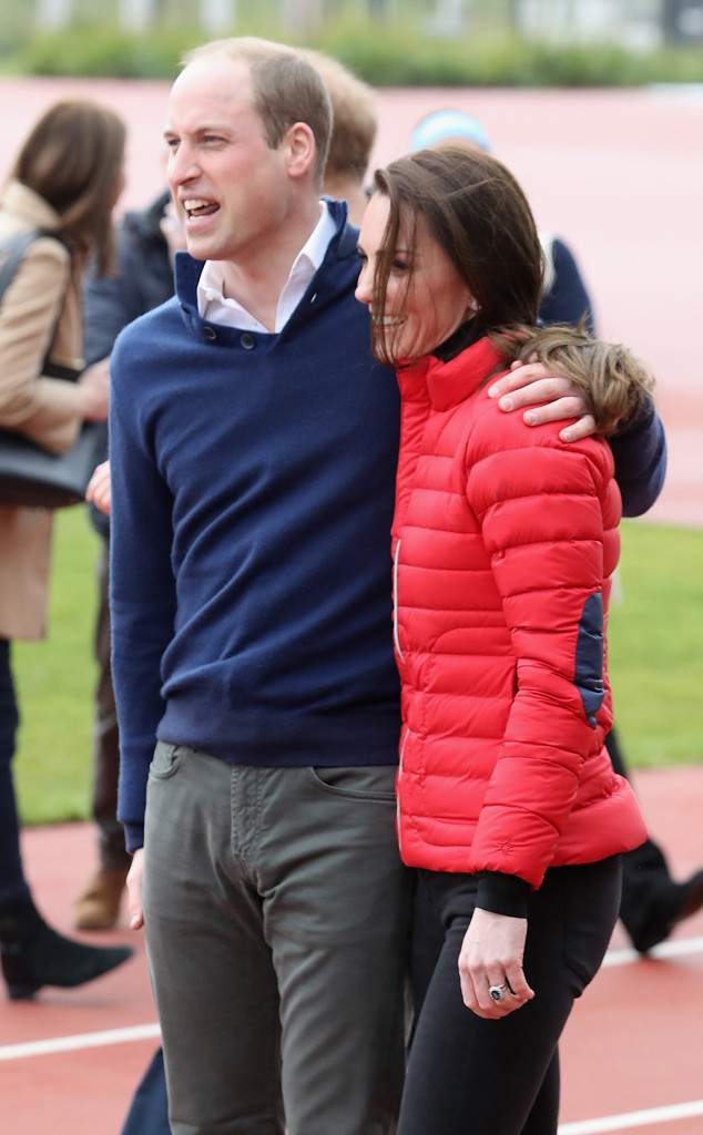 Prince Harry, Kate Middleton, Prince William at London Marathon