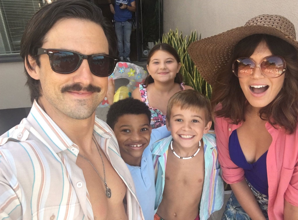 Pool Day from Going Behind the Scenes of This Is Us With the Adorable ...