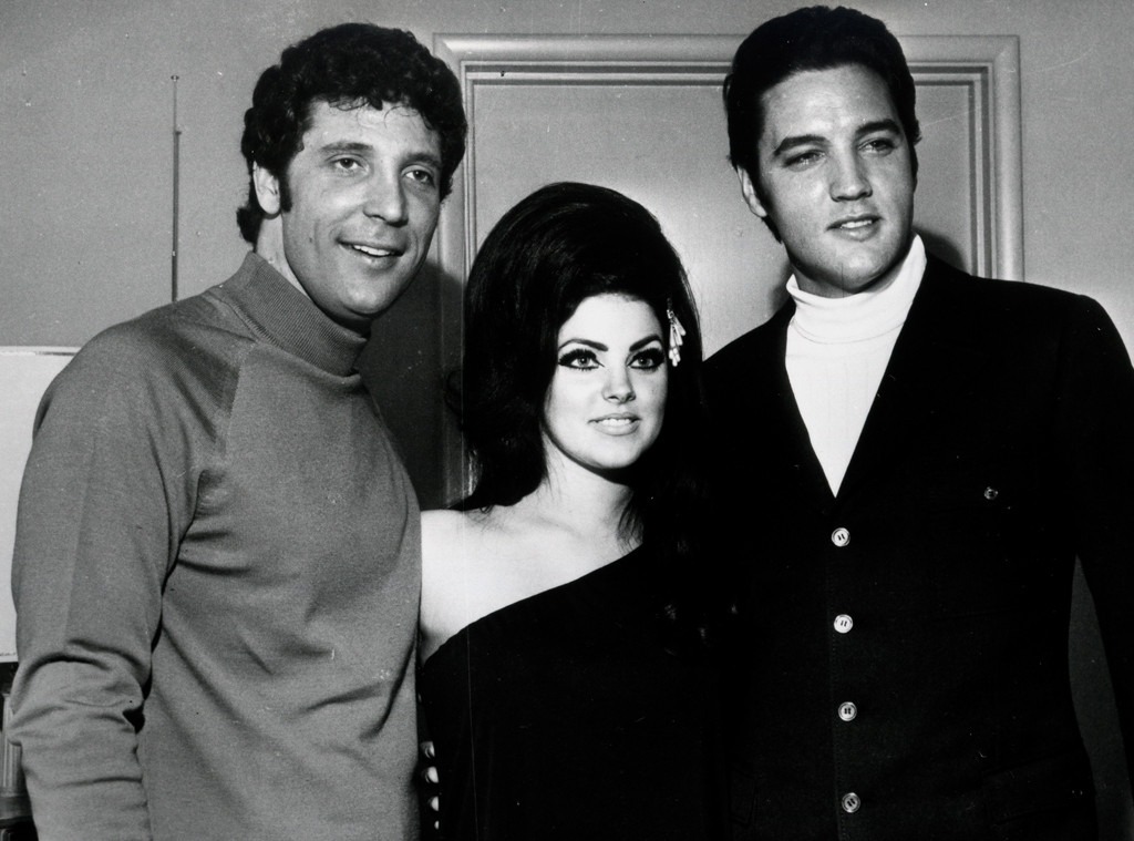Priscilla Presley, Tom Jones, Elvis Presley