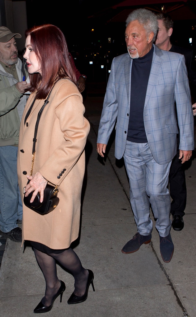 Priscilla Presley, Tom Jones
