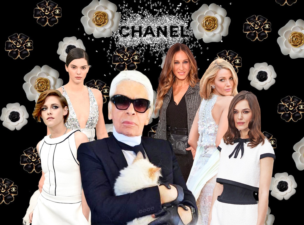 Chanel, Karl Lagerfeld, Muses, Kristen Stewart, Kendall Jenner, Sarah Jessica Parker, Blake Lively, Keira Knightley