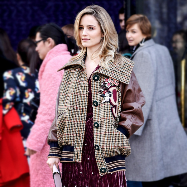 Dianna Agron In A Red Coat - Films Jackets