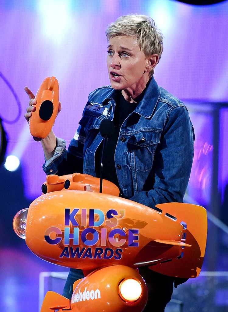 Ellen DeGeneres, 2017 Kids Choice Awards, Winners