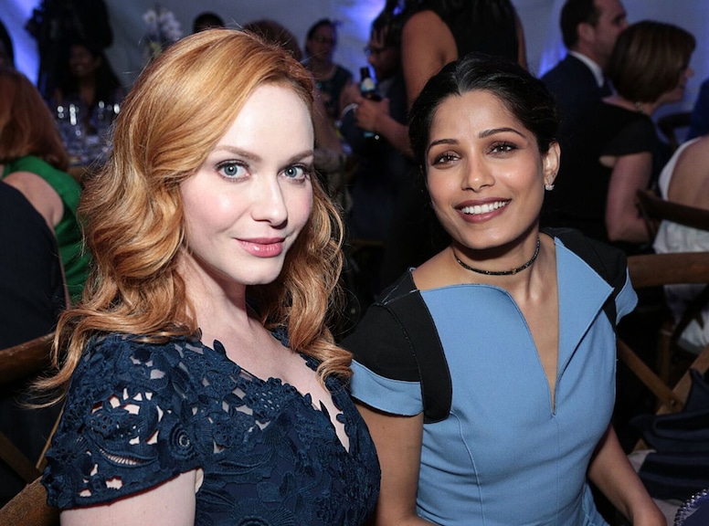 Christina Hendricks, Frieda Pinto