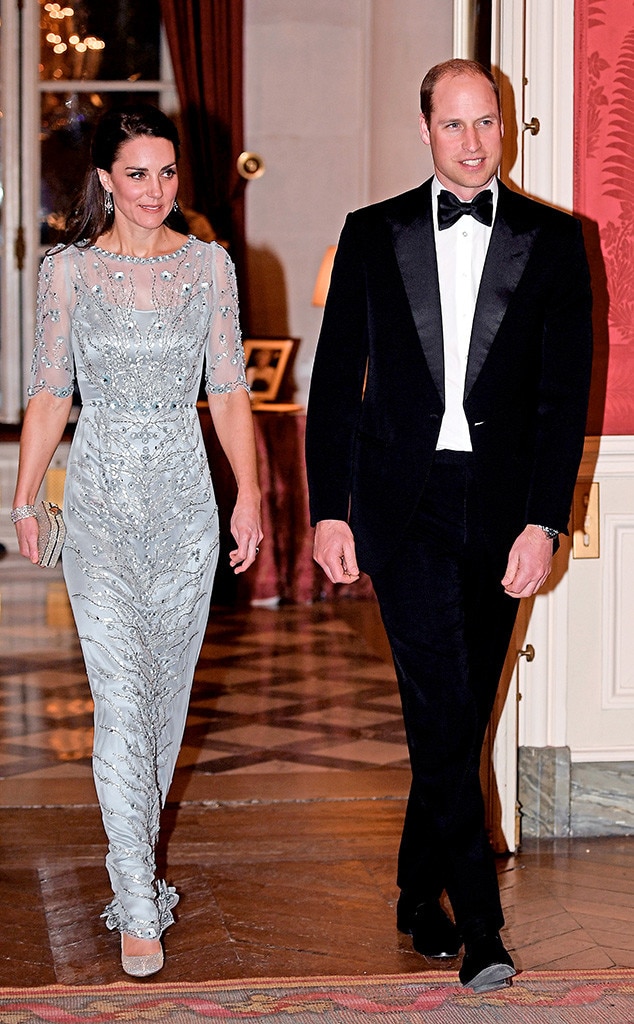 Kate Middleton in Emilia Wickstead's Ice Blue Coatdress | Vogue