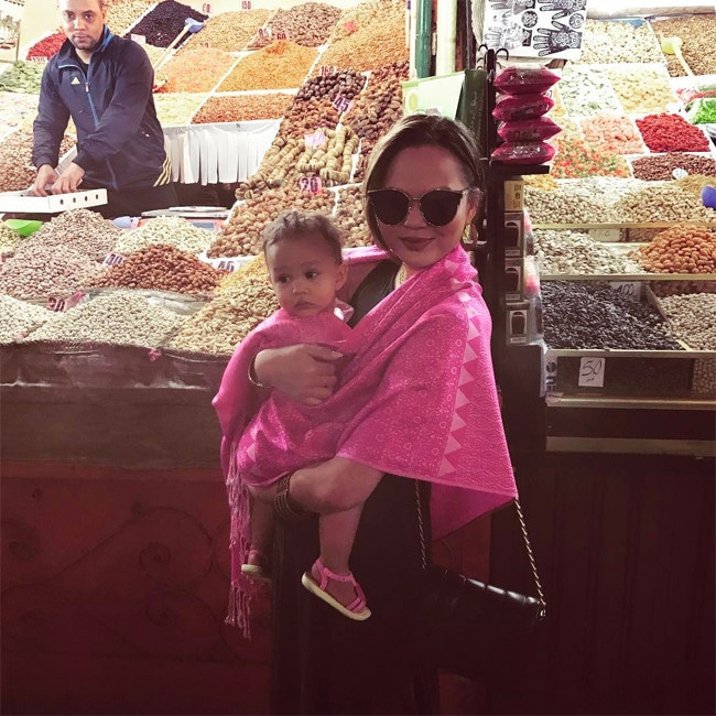 Chrissy Teigen, Luna, Morocco