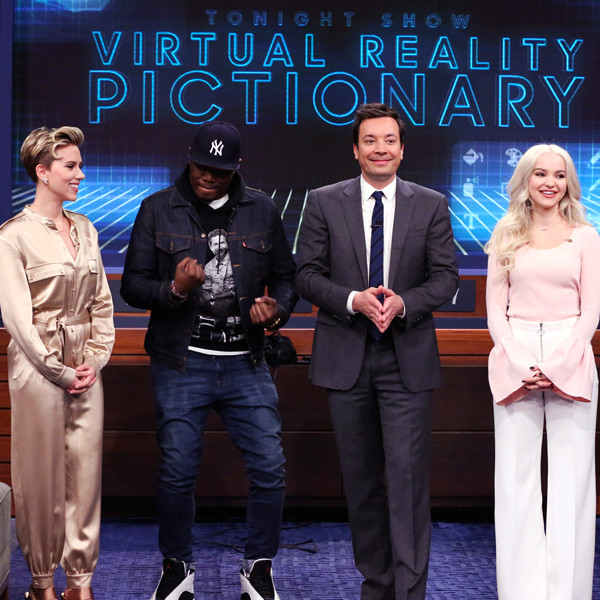 Jimmy Fallon Plays Virtual Reality Pictionary With Dove ...