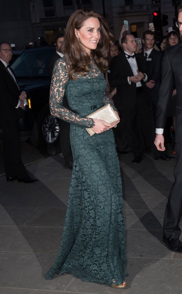 What a Gem! Kate Middleton Glows in Green at 2017 Portrait Gala | E! News