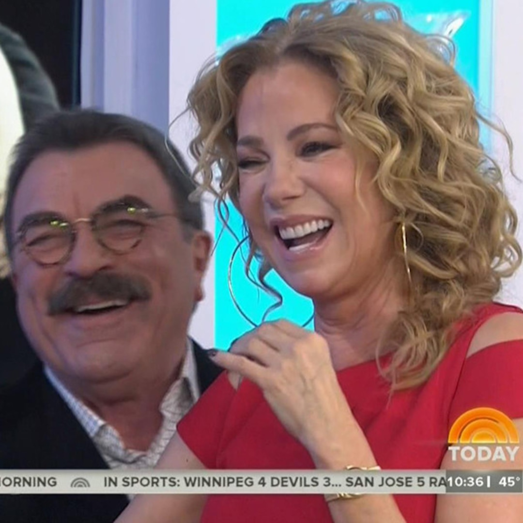 Kathie Lee Gifford and Tom Selleck Share a Hot Kiss on Today - E! Online