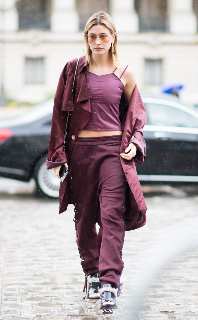 Hailey Baldwin From Best Street Style From Paris Fashion