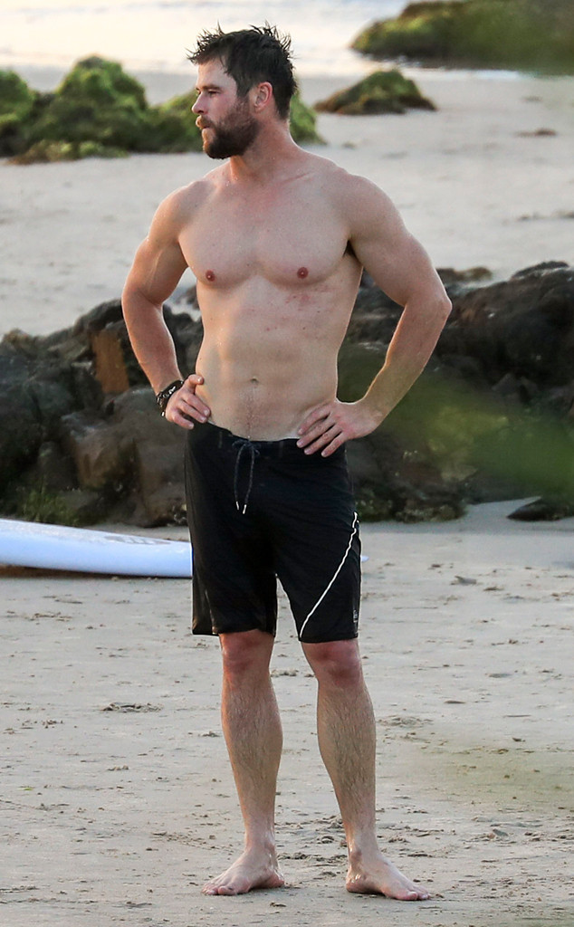 Male Celebrities Shirtless At The Beach Lpsg