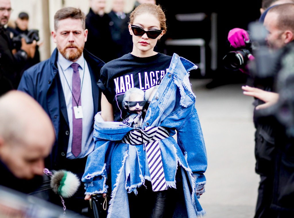 Get On Gigi Hadids Denim Jacket Level E News