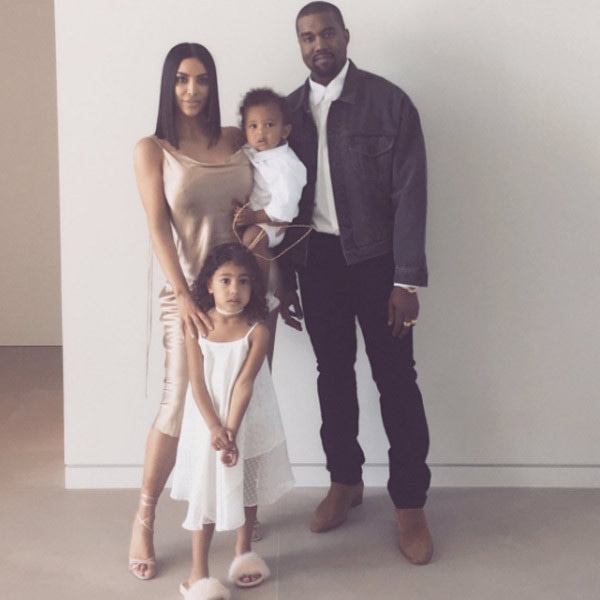 Kim Kardashian, Kanye West, North West, Saint West, Easter