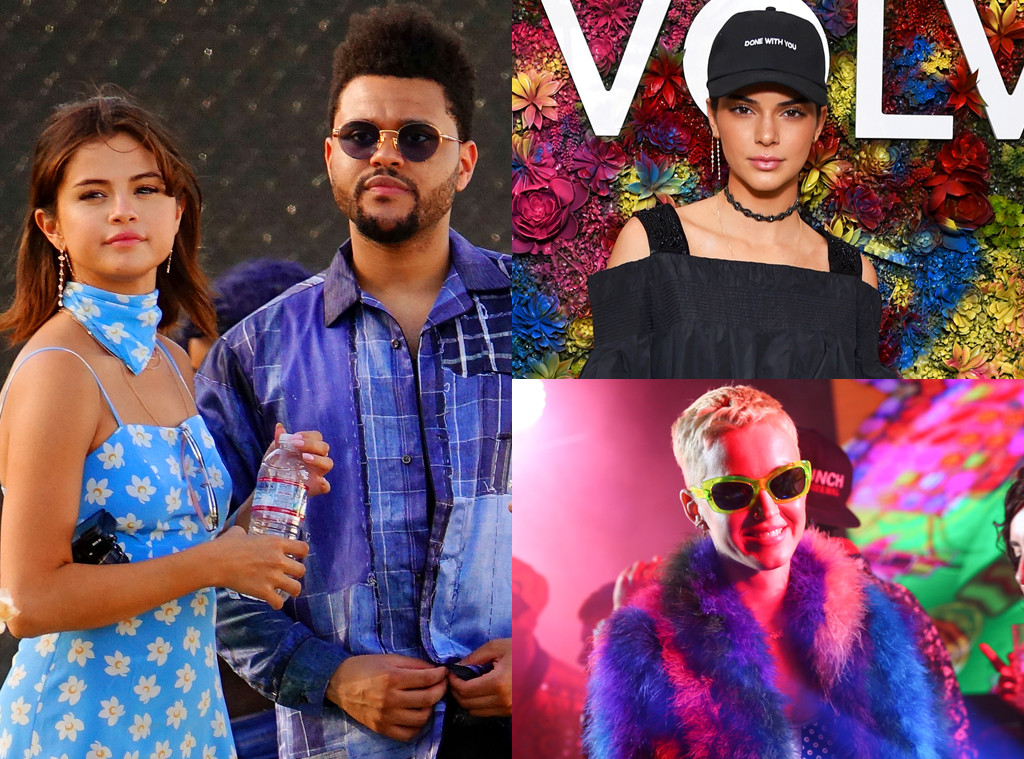 Selena Gomez, The Weeknd, Kendall Jenner, Katy Perry, Coachella 2017
