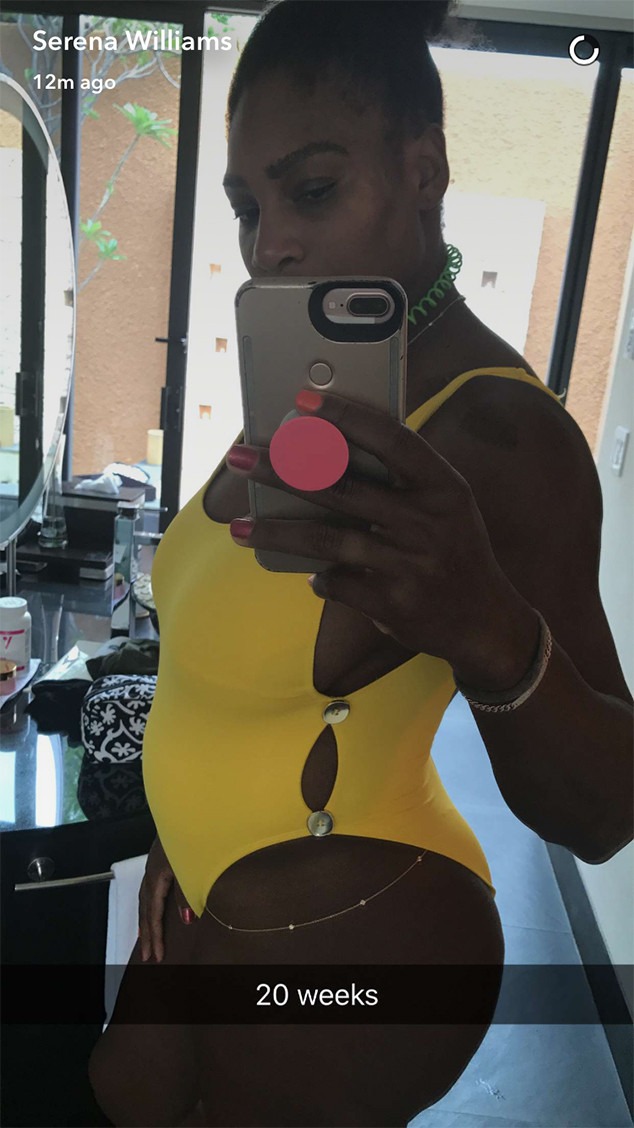 Pregnant Serena Williams Poses Nude For Vanity Fair Cover E News 1481