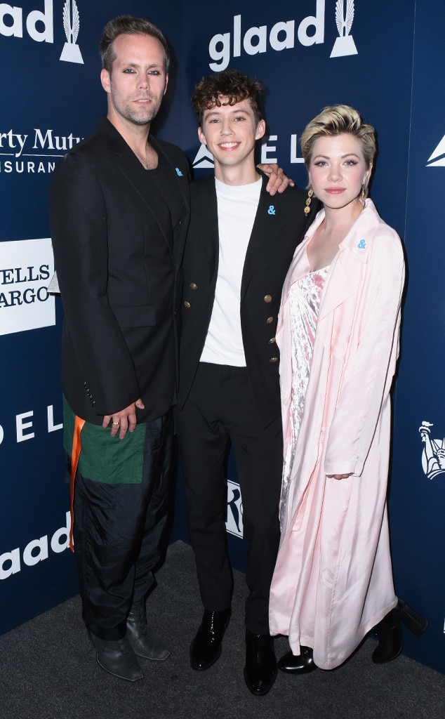 Justin Tranter and Carly Rae Jepsen from GLAAD Media Awards: 2017 Star