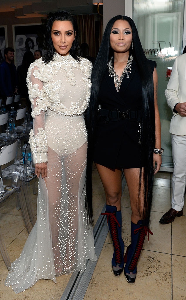 Kim Kardashian And Nicki Minaj From Fashion Los Angeles Awards 2017 Red