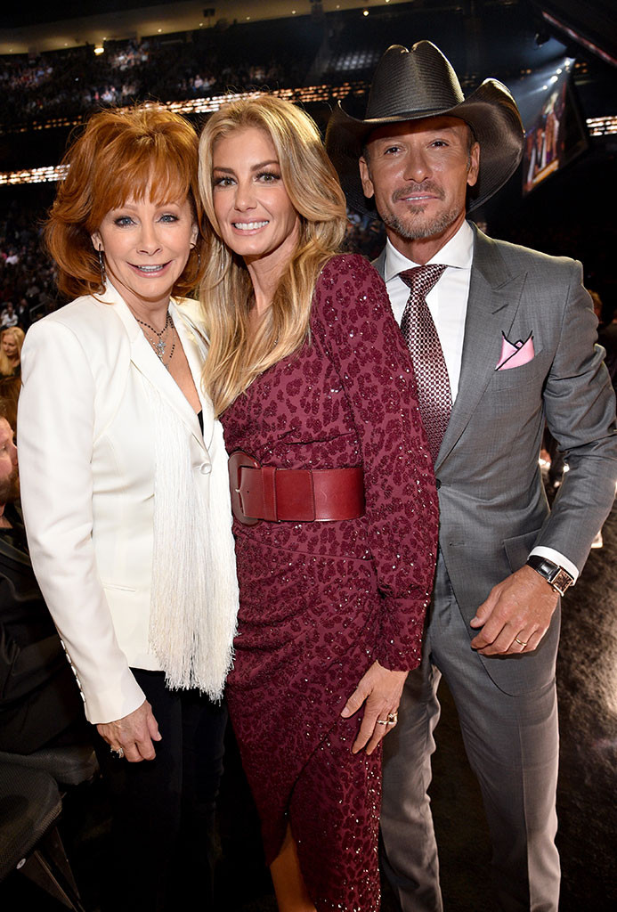 Reba McEntire, Faith Hill, Tim McGraw, 2017 Academy of Country Music Awards, Candids