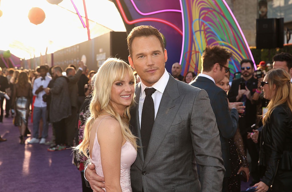 Anna Faris, Chris Pratt, Guardians of the Galaxy Vol. 2 Premiere