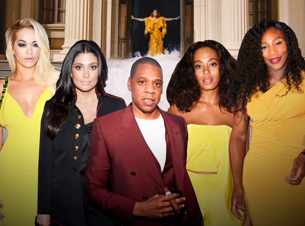 Lemonade Anniversary, Rita Ora, Rachel Roy, Jay Z, Solange Knowles, Serena Williams