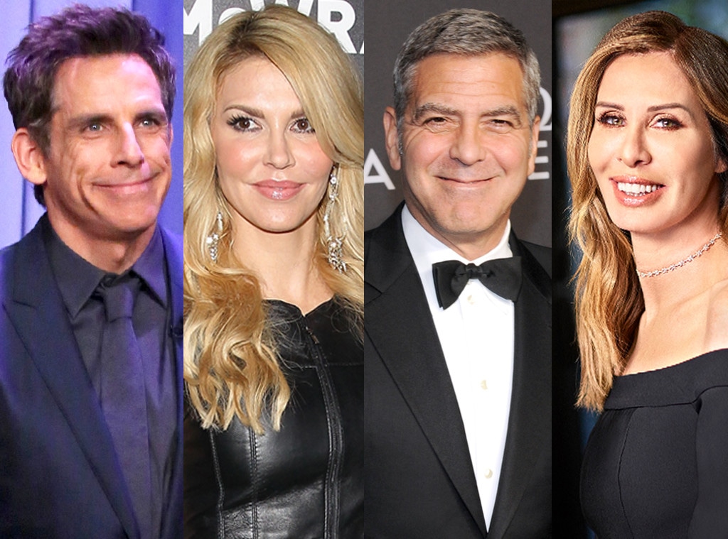 Ben Stiller, Brandi Glanville, George Clooney, Carol Radziwill
