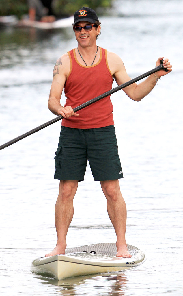  Robert  Downey  Jr  from Celebrity Paddleboarders E News