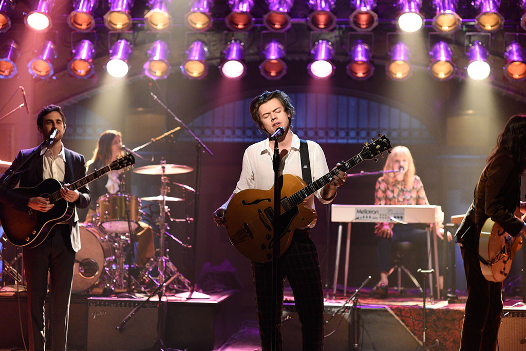 Harry Styles Parties Until the Early Morning at 'SNL' After Party
