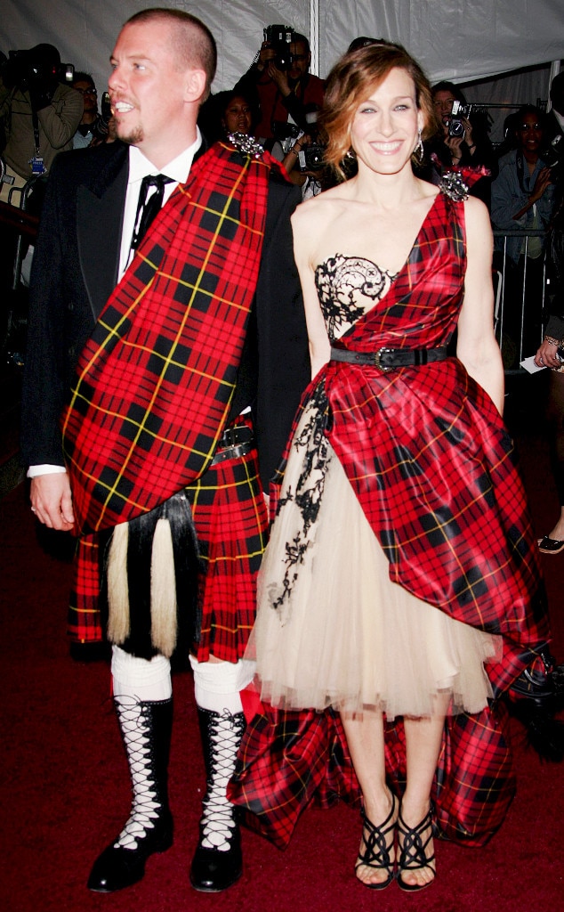 Alexander McQueen & Jessica Parker, 2006 from Alexander McQueen's Best ...