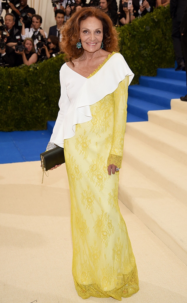 Diane von Furstenberg, 2017 Met Gala Arrivals