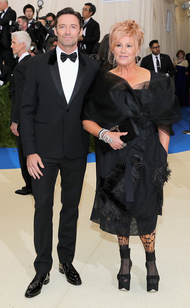 Hugh Jackman and Deborra Lee Furness from 2017 Met Gala: Red Carpet ...